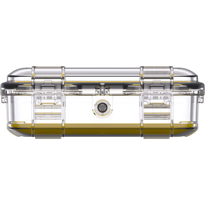 pelican m50 micro case clear yellow side